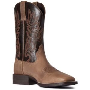 NEW Ariat Layton Men's 14 EE Western Boots Broad Square Toe Brown